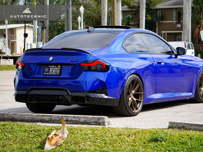 AutoTecknic Dry Carbon Versus Trunk Spoiler - G87 M2-Exterior-Silicon Valley Bimmer