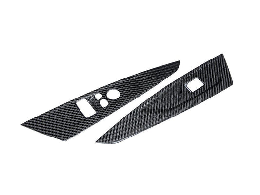 AutoTecknic Dry Carbon Window Switch Panel Trim Set - G22 4-Series-Interior-Silicon Valley Bimmer