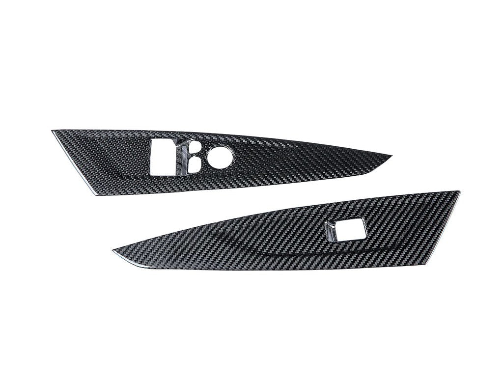 AutoTecknic Dry Carbon Window Switch Panel Trim Set - G22 4-Series-Interior-Silicon Valley Bimmer