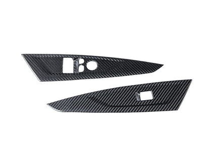 AutoTecknic Dry Carbon Window Switch Panel Trim Set - G22 4-Series-Interior-Silicon Valley Bimmer