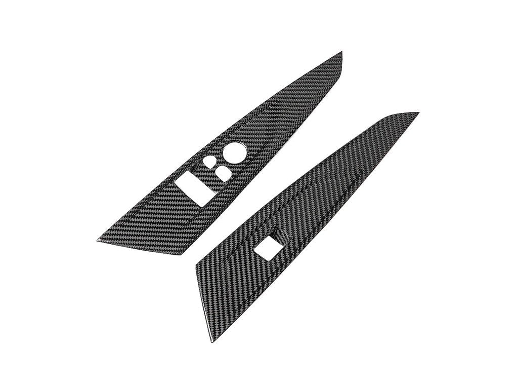 AutoTecknic Dry Carbon Window Switch Panel Trim Set - G22 4-Series-Interior-Silicon Valley Bimmer