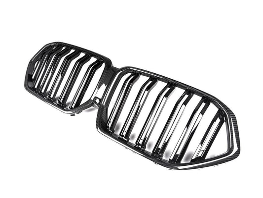 AutoTecknic Dual-Slat Carbon Fiber Front Grille - G06 X6 LCI-Exterior-Silicon Valley Bimmer