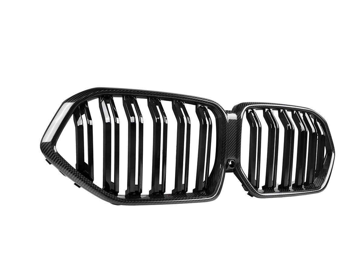 AutoTecknic Dual-Slat Carbon Fiber Front Grille - G06 X6 LCI-Exterior-Silicon Valley Bimmer