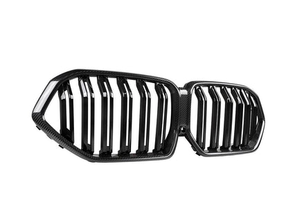 AutoTecknic Dual-Slat Carbon Fiber Front Grille - G06 X6 LCI-Exterior-Silicon Valley Bimmer