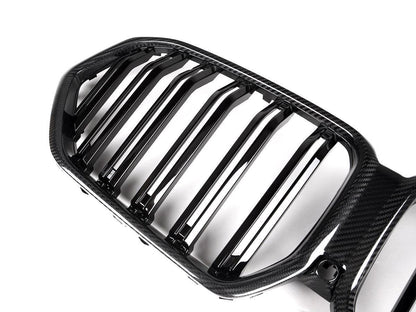 AutoTecknic Dual-Slat Carbon Fiber Front Grille - G06 X6 LCI-Exterior-Silicon Valley Bimmer