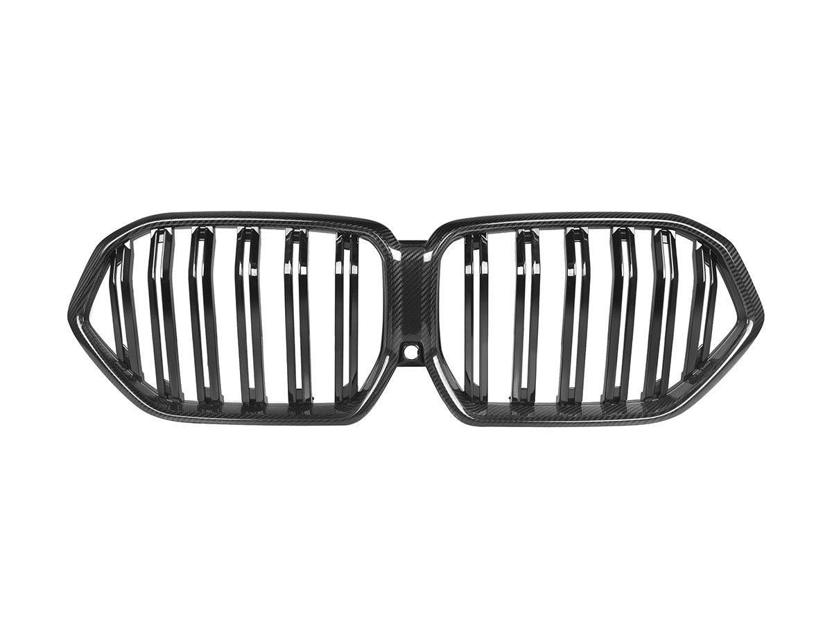 AutoTecknic Dual-Slat Carbon Fiber Front Grille - G06 X6 LCI-Exterior-Silicon Valley Bimmer