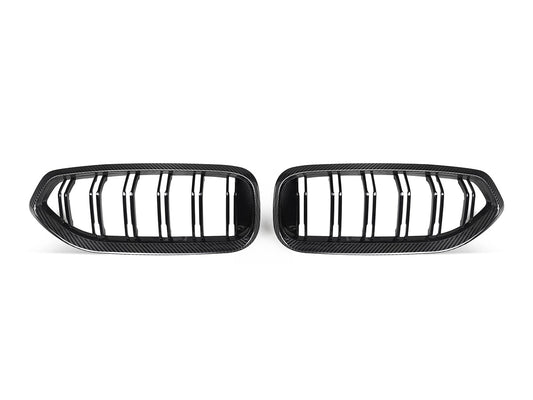 AutoTecknic Dual-Slat Carbon Fiber Front Grille Set - BMW G29 Z4-Exterior-Silicon Valley Bimmer