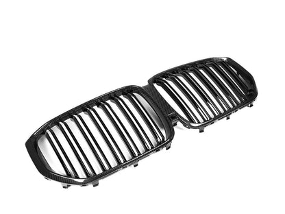 AutoTecknic Dual-Slat Dry Carbon Front Grille - G05 X5 Pre-LCI-Exterior-Silicon Valley Bimmer
