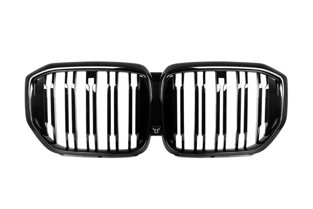 AutoTecknic Dual-Slat Gloss Black Front Grille - G05 X5 LCI-Exterior-Silicon Valley Bimmer