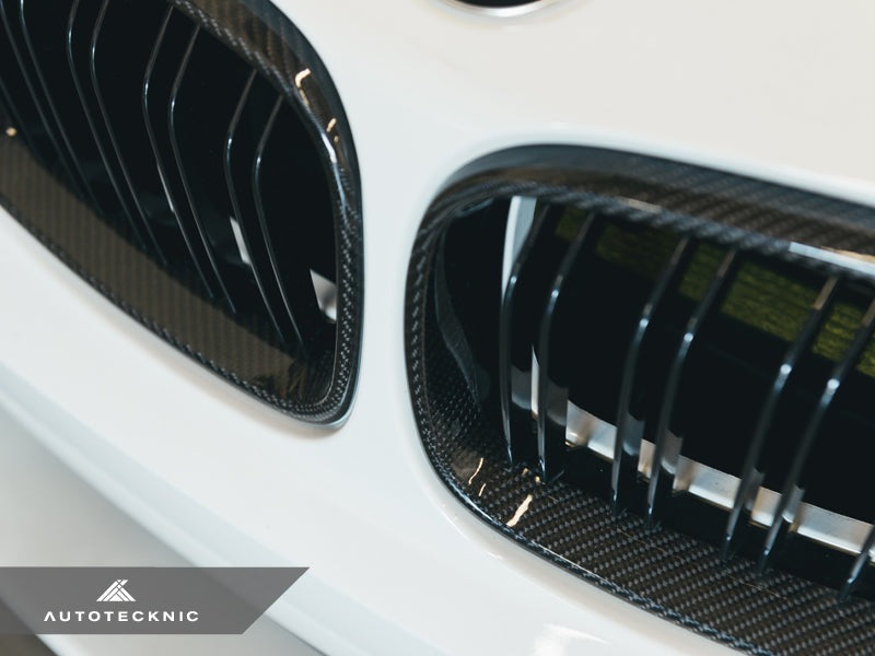 AutoTecknic Dual-Slats Carbon Fiber Front Grille Set - F87 M2 | F22 2-Series-Exterior-Silicon Valley Bimmer