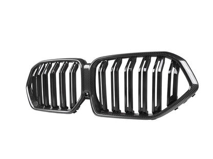 AutoTecknic Dual-Slats Dry Carbon Front Grille - G06 X6 Pre-LCI-Exterior-Silicon Valley Bimmer
