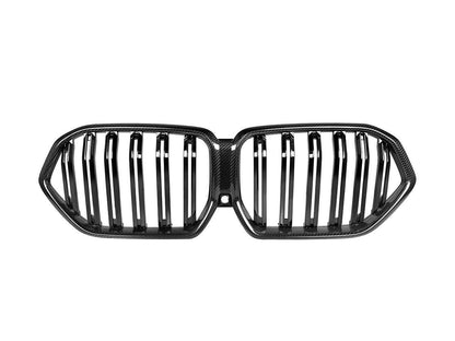 AutoTecknic Dual-Slats Dry Carbon Front Grille - G06 X6 Pre-LCI-Exterior-Silicon Valley Bimmer