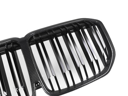 AutoTecknic Dual-Slats Dry Carbon Front Grille - G07 X7 Pre-LCI-Exterior-Silicon Valley Bimmer