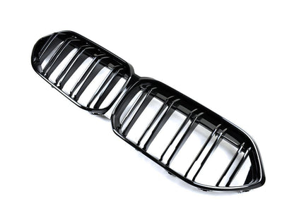 AutoTecknic Dual-Slats Gloss Black Front Grille - F44 2-Series Gran Coupe-Exterior-Silicon Valley Bimmer