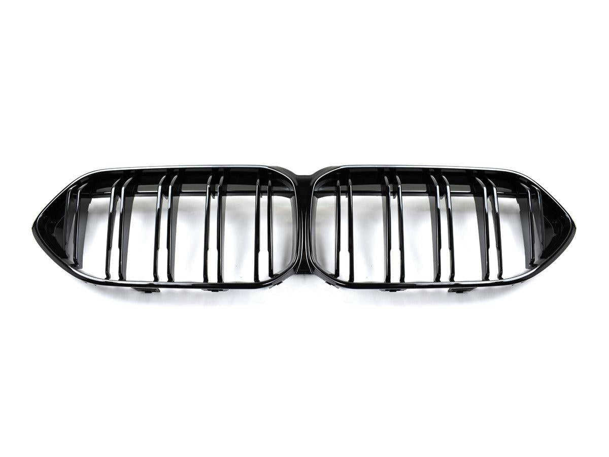 AutoTecknic Dual-Slats Gloss Black Front Grille - F44 2-Series Gran Coupe-Exterior-Silicon Valley Bimmer