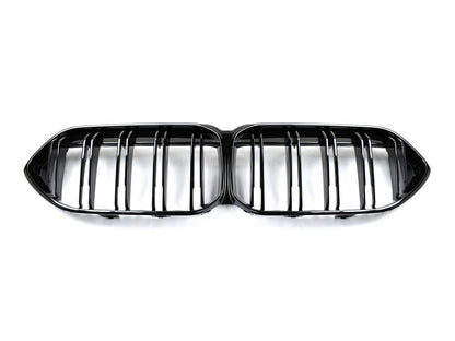 AutoTecknic Dual-Slats Gloss Black Front Grille - F44 2-Series Gran Coupe-Exterior-Silicon Valley Bimmer