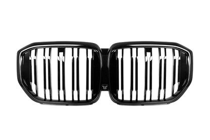 AutoTecknic Dual-Slats Gloss Black Front Grille - G05 X5 Pre-LCI-Exterior-Silicon Valley Bimmer