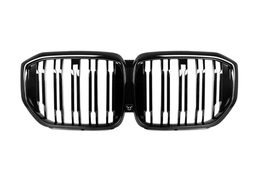 AutoTecknic Dual-Slats Gloss Black Front Grille - G05 X5 Pre-LCI-Exterior-Silicon Valley Bimmer