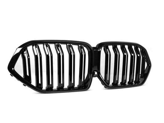 AutoTecknic Dual-Slats Gloss Black Front Grille - G06 X6 LCI-Exterior-Silicon Valley Bimmer