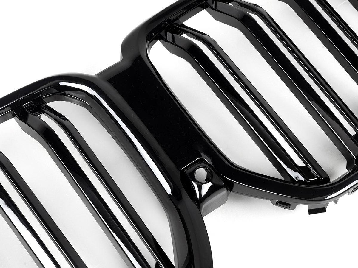 AutoTecknic Dual-Slats Gloss Black Front Grille - G06 X6 LCI-Exterior-Silicon Valley Bimmer