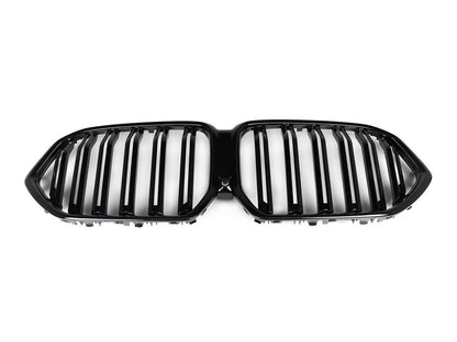 AutoTecknic Dual-Slats Gloss Black Front Grille - G06 X6 LCI-Exterior-Silicon Valley Bimmer