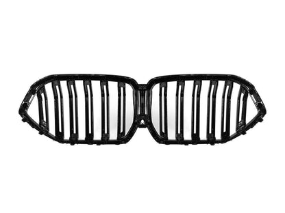 AutoTecknic Dual-Slats Gloss Black Front Grille - G06 X6 LCI-Exterior-Silicon Valley Bimmer