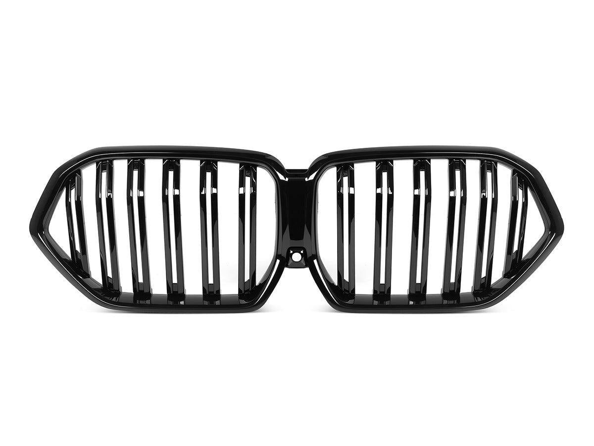 AutoTecknic Dual-Slats Gloss Black Front Grille - G06 X6 LCI-Exterior-Silicon Valley Bimmer