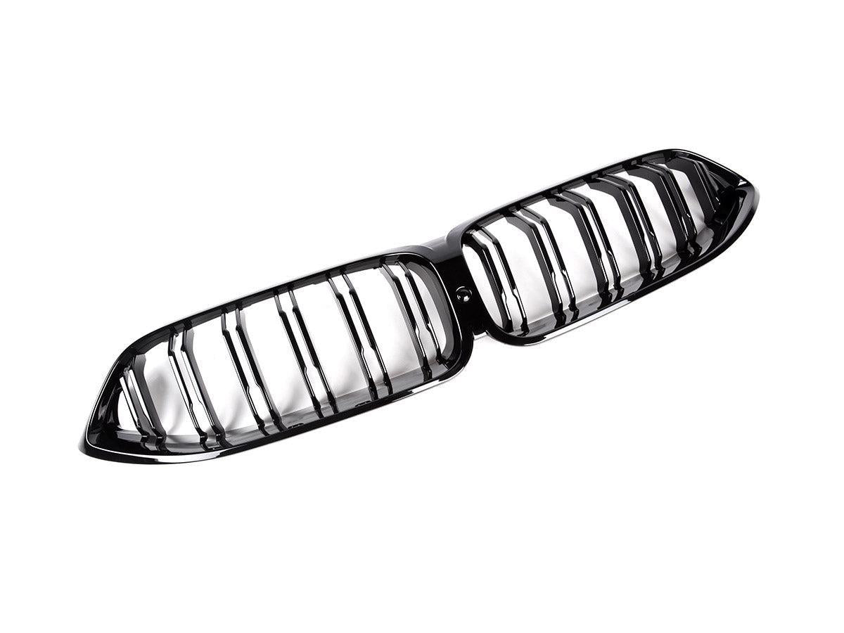 AutoTecknic Dual-Slats Gloss Black Front Grille - G14/ G15/ G16 8-Series-Exterior-Silicon Valley Bimmer