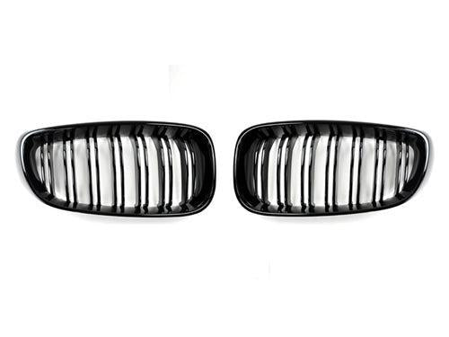 AutoTecknic Dual-Slats Gloss Black Front Grille Set - F34 3-Series Gran Turismo-Exterior-Silicon Valley Bimmer
