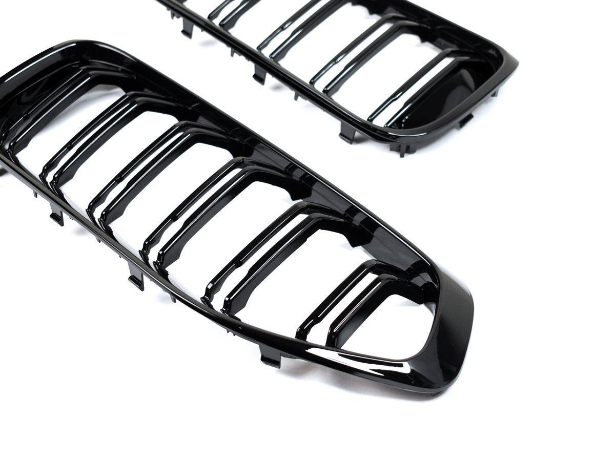 AutoTecknic Dual-Slats Gloss Black Front Grille Set - G29 Z4-Exterior-Silicon Valley Bimmer