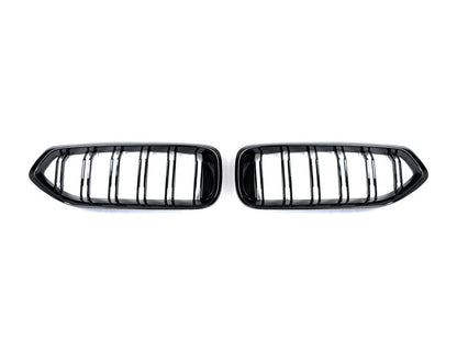 AutoTecknic Dual-Slats Gloss Black Front Grille Set - G29 Z4-Exterior-Silicon Valley Bimmer