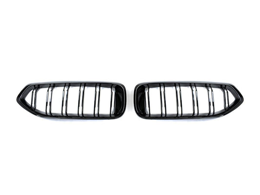 AutoTecknic Dual-Slats Gloss Black Front Grille Set - G29 Z4-Exterior-Silicon Valley Bimmer