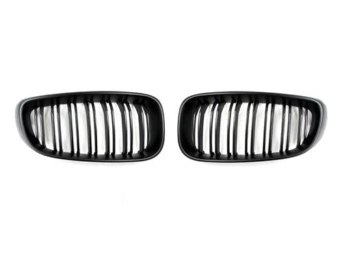 AutoTecknic Dual-Slats Stealth Black Front Grille Set - F34 3-Series Gran Turismo-Exterior-Silicon Valley Bimmer