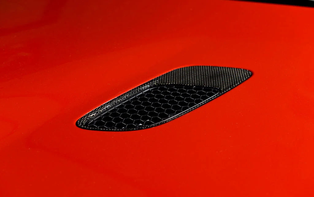 AutoTecknic E9X M3 Carbon Fiber Hood Vent Set-Exterior-Silicon Valley Bimmer