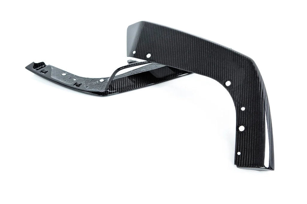 AutoTecknic F95 X5M Pre-LCI Performance Dry Carbon Front Splitter Set-Exterior-Silicon Valley Bimmer