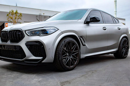 AutoTecknic F96 X6M Dry Carbon Fiber Side Vent Set-Exterior-Silicon Valley Bimmer