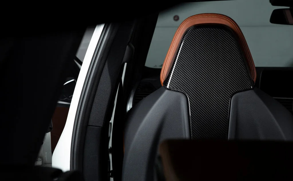 AutoTecknic F9X X3M / X4M Dry Carbon Seat Back Cover-Interior-Silicon Valley Bimmer