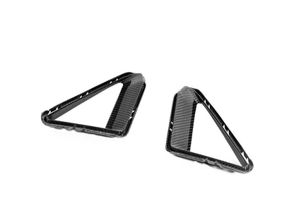 AutoTecknic Front Bumper Carbon Air Curtain Set - BMW G90/ G99 M5-Air Duct-Silicon Valley Bimmer