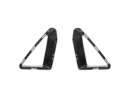AutoTecknic Front Bumper Carbon Air Curtain Set - BMW G90/ G99 M5-Air Duct-Silicon Valley Bimmer