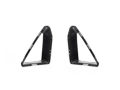 AutoTecknic Front Bumper Carbon Air Curtain Set - BMW G90/ G99 M5-Air Duct-Silicon Valley Bimmer