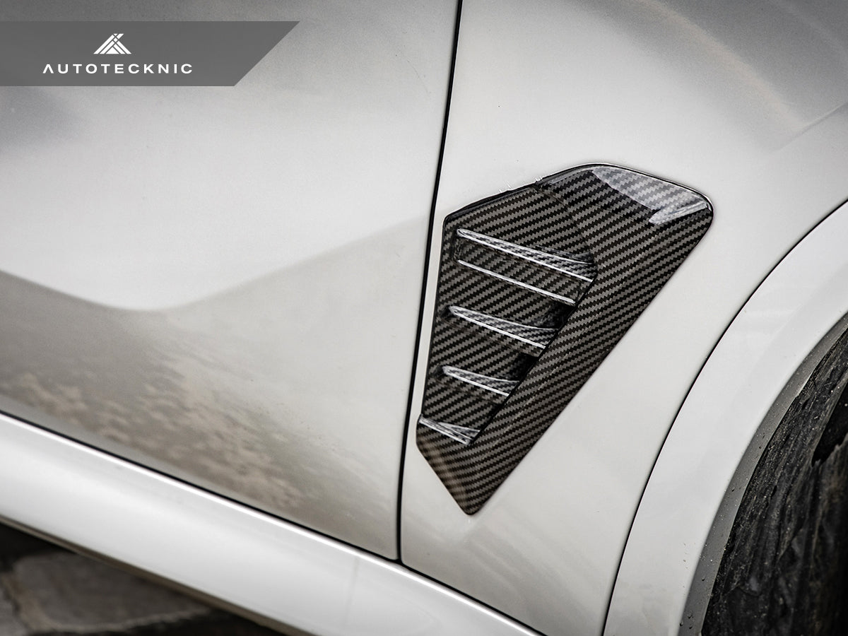AutoTecknic Full Carbon Side Vent Set - F95 X5M LCI | G05 X5 LCI-Exterior-Silicon Valley Bimmer