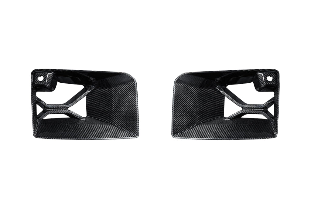 AutoTecknic G87 M2 Dry Carbon Podium Front Bumper Lower Vent Set-Exterior-Silicon Valley Bimmer