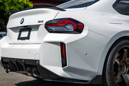 AutoTecknic G87 M2 Dry Carbon Rear Splitter Set-Exterior-Silicon Valley Bimmer
