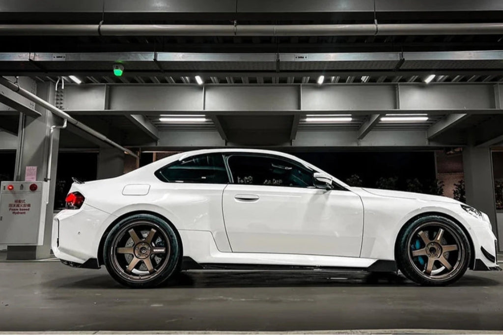 AutoTecknic G87 M2 Dry Carbon Rear Splitter Set-Exterior-Silicon Valley Bimmer