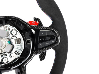 AutoTecknic G8X LCI Alcantara Steering Wheel - G8X M2/ M3/ M4-Interior-Silicon Valley Bimmer