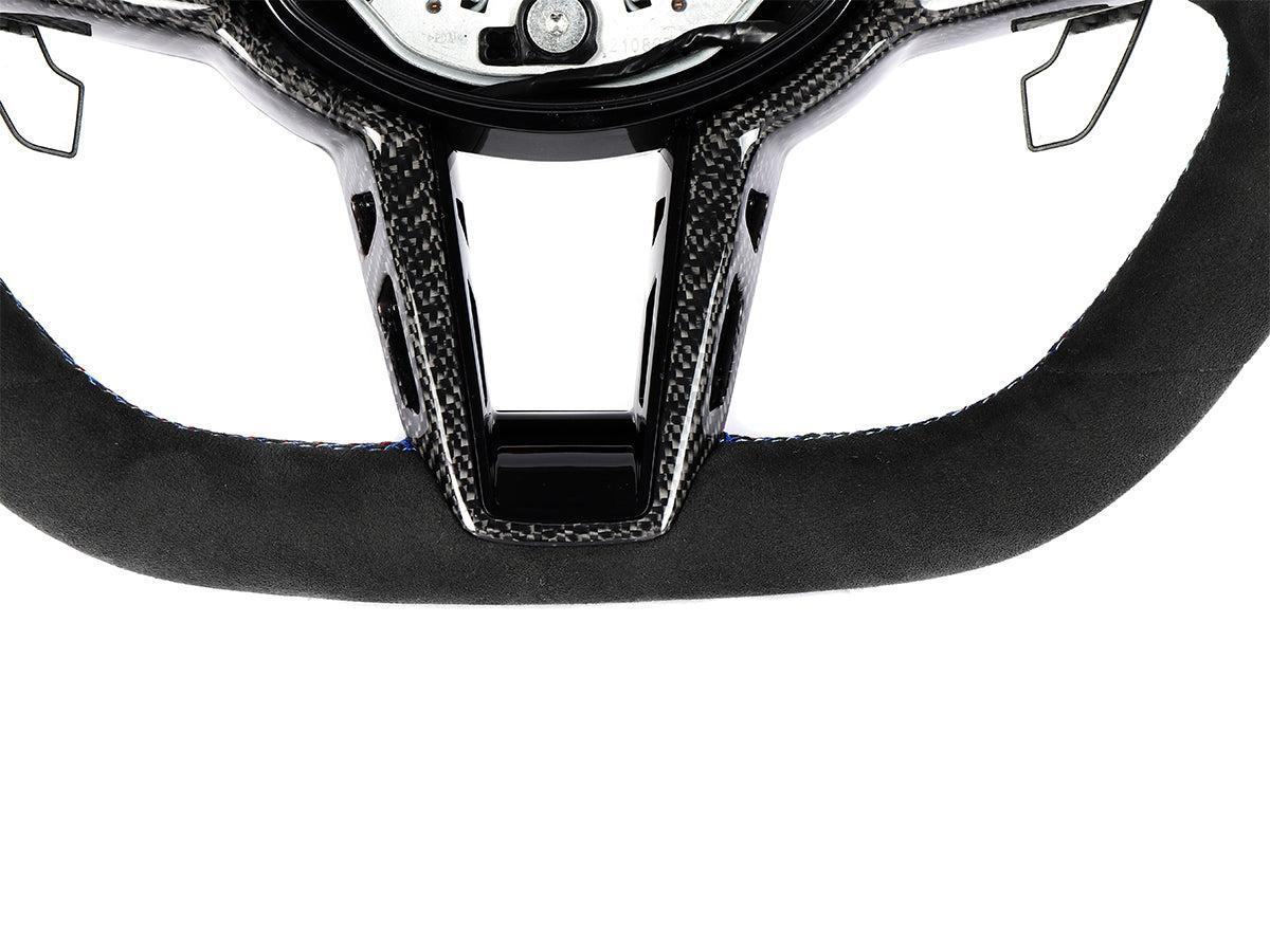 AutoTecknic G8X LCI Alcantara Steering Wheel - G8X M2/ M3/ M4-Interior-Silicon Valley Bimmer