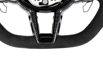 AutoTecknic G8X LCI Alcantara Steering Wheel - G8X M2/ M3/ M4-Interior-Silicon Valley Bimmer