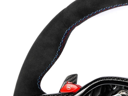 AutoTecknic G8X LCI Alcantara Steering Wheel - G8X M2/ M3/ M4-Interior-Silicon Valley Bimmer