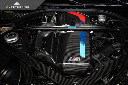 AutoTecknic G8X M2 / M3 / M4 Dry Carbon Engine Cover - V2-Exterior-Silicon Valley Bimmer
