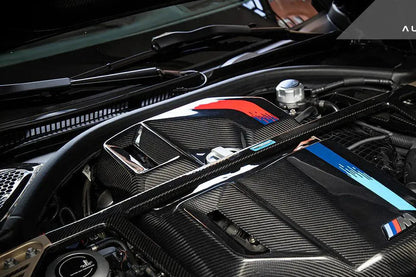 AutoTecknic G8X M2 / M3 / M4 Dry Carbon Engine Cover - V2-Exterior-Silicon Valley Bimmer